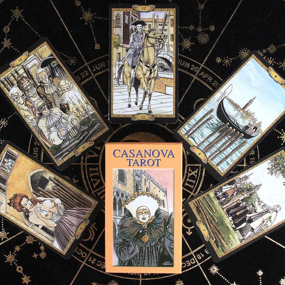 Amazon.co.jp: カサノバタロットカード,Casanova Tarot Cards with bag